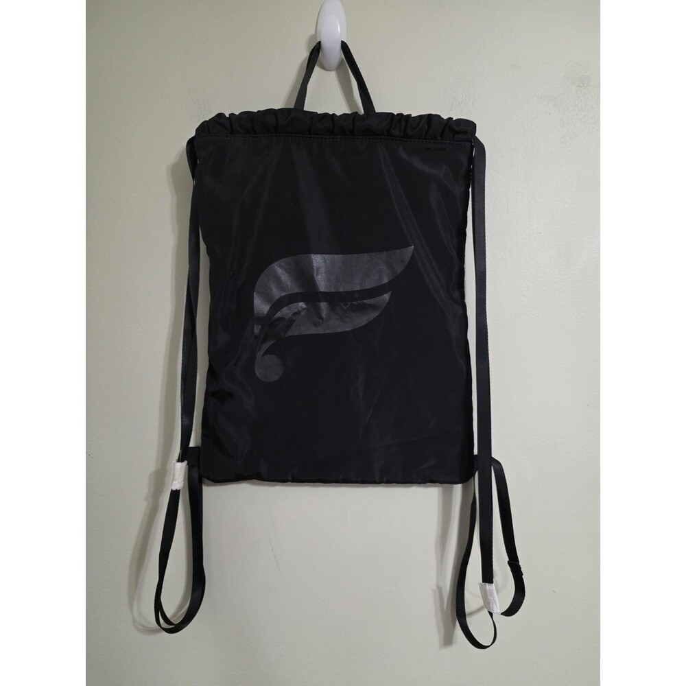 NWT Fabletics The Drawstring Backpack Black Quilt… - image 3